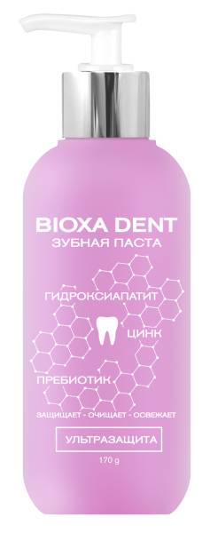 Изображение товара Зубная паста Bioxa Dent Ультразащита Фэмили Косметик 170г Зубная паста Bioxa Dent Ультразащита Фэмили Косметик 170г фотография